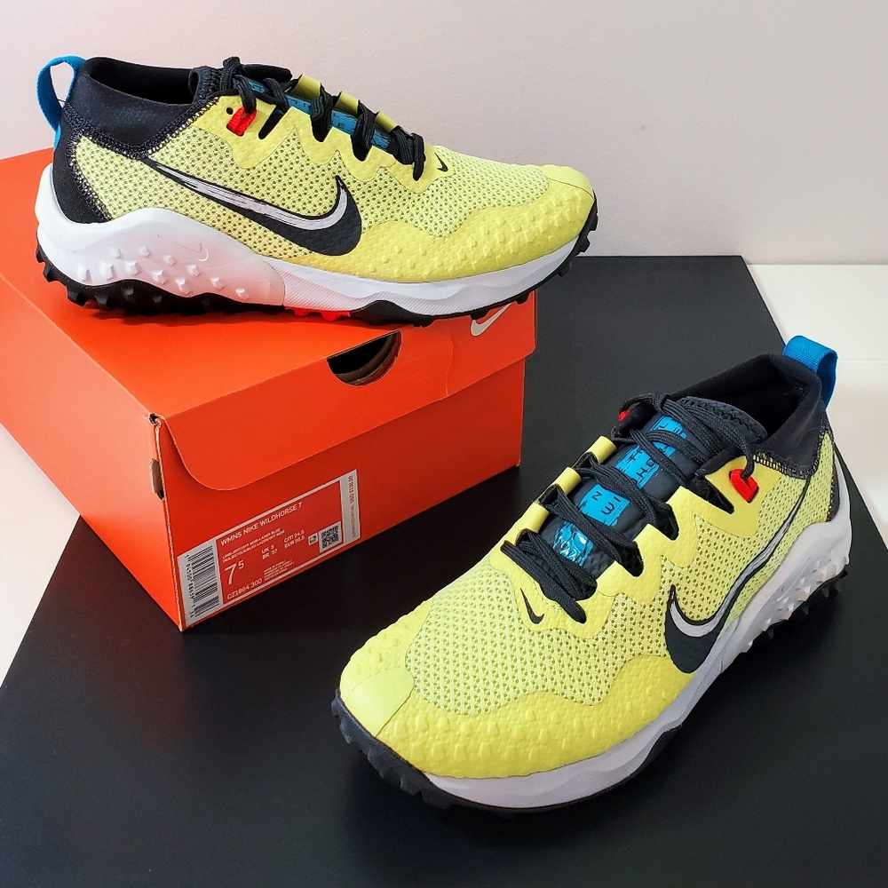 Nike Wildhorse 7 Trail Running Shoe - Limelight 7.5 NIB